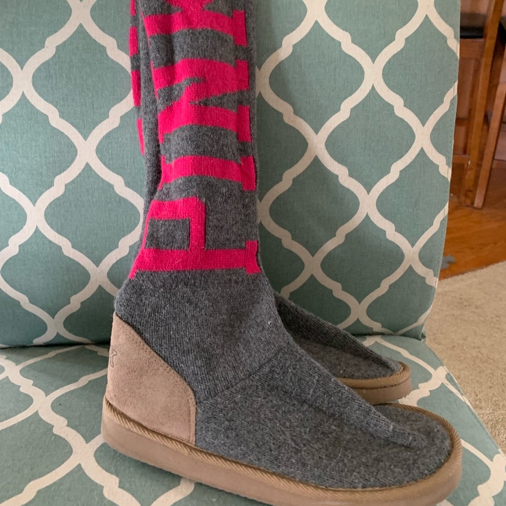 Victoria’s Secret PINK Knit Knee High Boot